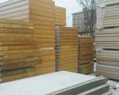фото Сэндвич-панель ппу 60 мм 2,9 м