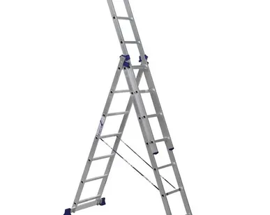 фото Лестница трехсекционная 21 ступень 5307 Алюмет H3