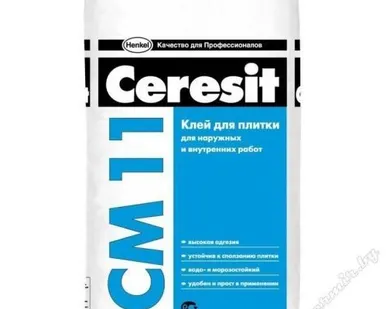 фото Клей для плитки Ceresit CM 11, 25 кг