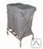 фото Тележка для белья, 2х100 л, каркас хром CT266MK