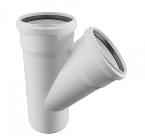 фото ЛЮКС Тройник Ду50*50 45°