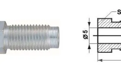 фото Штуцер тормозной трубки 105s
