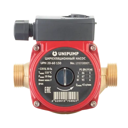 Фото №0 Циркуляционный насос UNIPUMP UPH 20-60