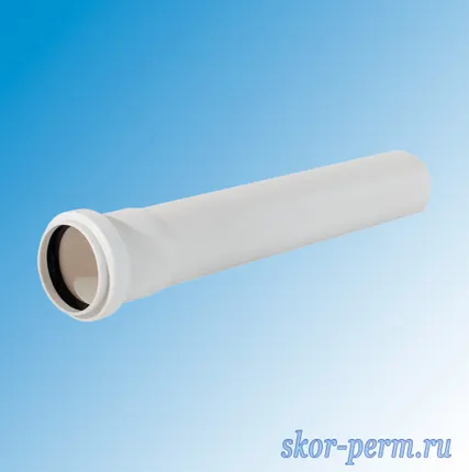 Фото №0 Труба ПП 50х1000 Бесшумная (белая)