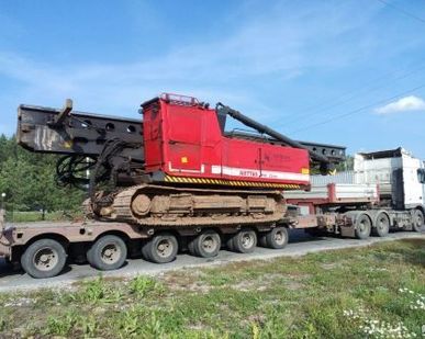 фото Перевозка сваебойной установки