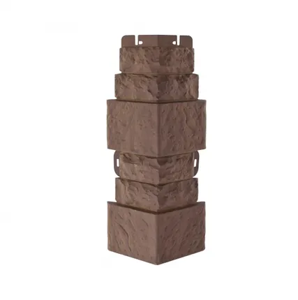 Фото №0 Угол фасадной панели «Альта-Профиль», антик-кирпич Рим