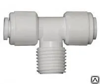 фото Тройник A4MBT4-W JG (1/4"ц x 1/4 нр х 1/4" ц)