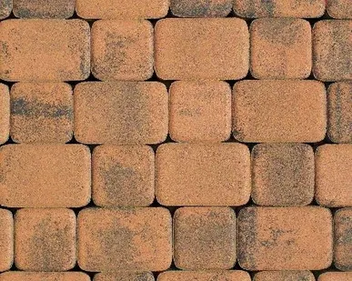 фото Тротуарная плитка Выбор Классико Гладкий Листопад, 40 мм 2 камня Мустанг