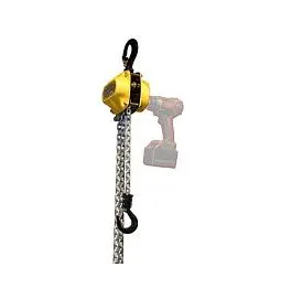 Фото №0 Таль ручная шестеренная TOR ТРШш (HSH-D) 0,5 т 3 м под шуруповёрт