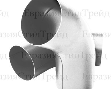 фото Угловое колено трубы 60 гр. D90 OSNO Цинк