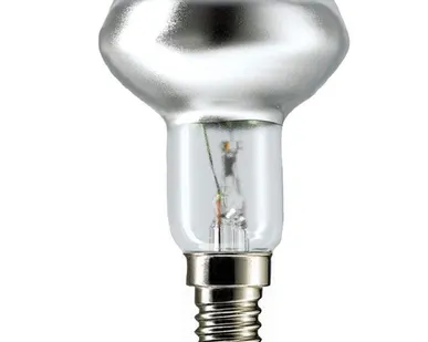 фото Лампа накаливания E14, 40W, R50 (рефлектор), зеркальная, Philips, Spotline