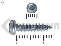 Фото №0 Шуруп с полукруглой головкой DIN7981 2,9х13 Средняя фасовка (2500шт)