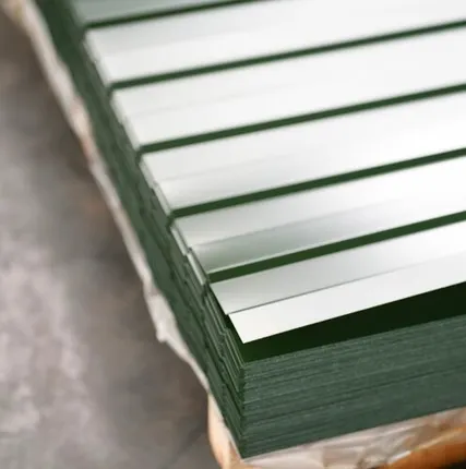 Фото №0 Профлист С-8 / зеленый / 0.45 мм - С-8 - Розница - Глянцевая - с ЛКП - Стандартные - RAL 6020 / Хромовый зеленый - Первый