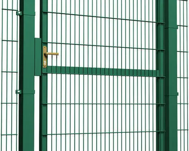 фото Калитка с полимерным покрытием 1,73х1 м ячейка 200х55 мм d прутка 4х4 мм