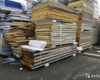 фото Сэндвич панели ппу 100 мм, 2,26 м