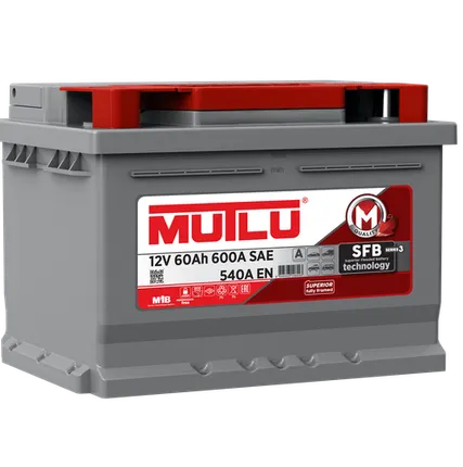 Фото №0 Аккумулятор MUTLU SFB 60 А/ч обратный R+ 242x175x175 LB2 EN 540 А