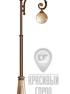 фото Фонари чугунные парковые