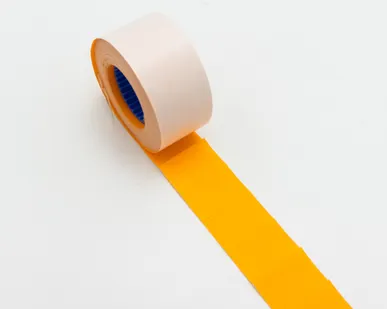 фото Этикет-лента оранжевая TOVEL (прямоугольная) 26х16мм (700эт./160рол.)