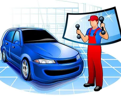 фото Установка автомобильных стекол