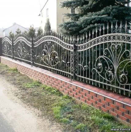 Фото №0 Кованый забор