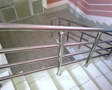 фото Изотовление поручней для лестниц