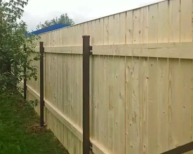 фото Забор из дерева Стандарт