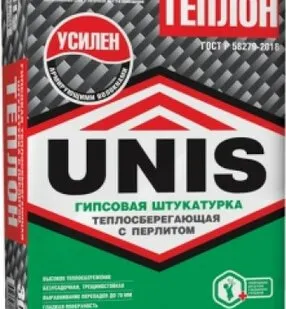 фото Юнис Теплон армированный штукатурка гипсовая 30 кг (40шт.= 1под.)