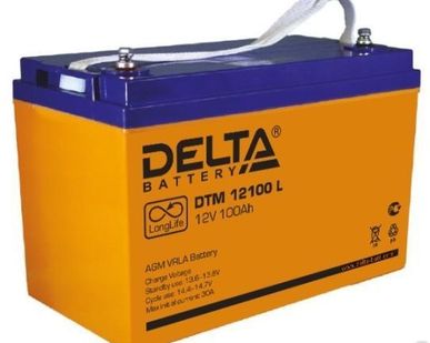 фото Аккумуляторная батарея Delta DTM 12100 L