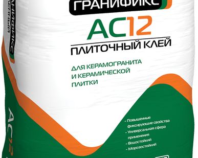 фото Клей для керамогранита и керамической плитки Гранификс AC12