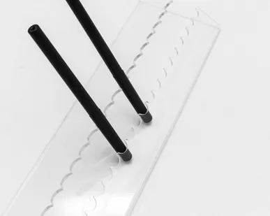 фото Подставка под косметические карандаши, 20шт. 245*45*80мм, прозрачный