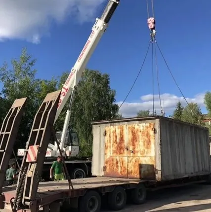 Фото №0 Перевозка габаритного груза весом до 60 тонн по городу