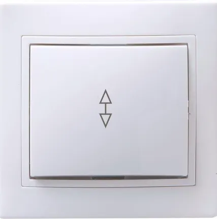 Фото №0 Выключатель проходной 1-кл. СП Кварта 10А IP20 ВСп10-1-0-КБ бел. ИЭК EVK12-K01-10-DM