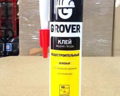 фото Клей &quot;жидкие гвозди&quot; универсальный &quot;GROVER GR60&quot; / ГРОВЕР / 300 мл