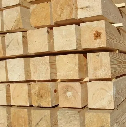 Фото №0 Брус обрезной, 100*150*6000 мм (сосна 1-2 сорт)