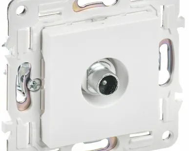 фото SKANDY Розетка TV проходная SK-A17W арктический белый IEK