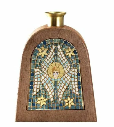 Фото №0 София Подсвечник арочный - орех, латунь