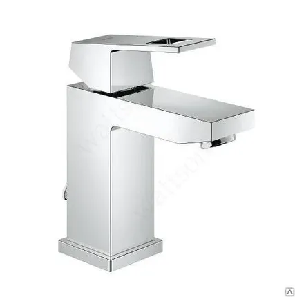 Фото №0 Смеситель GROHE Eurocube 23131000 однорычажный для раковины с цепочкой