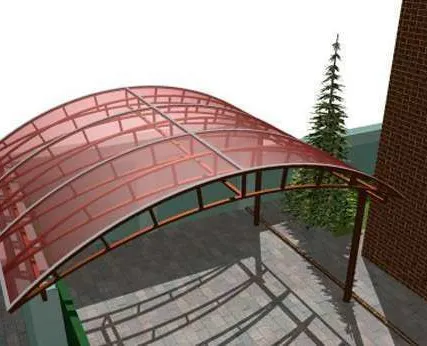 Фото №0 Изготовление металлического навеса