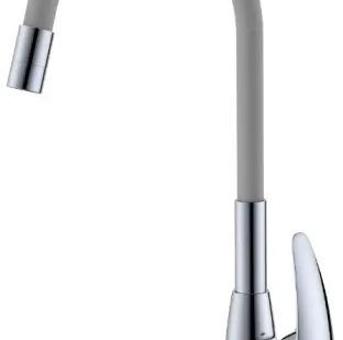 фото Смеситель Lemark Linara LM0415C-Gray для кухни