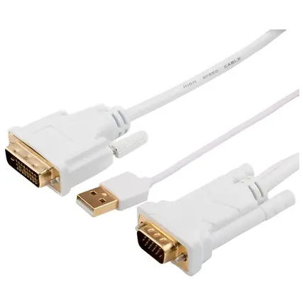 Фото №0 Кабель Atcom DVI-D - VGA USB
