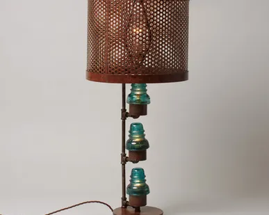 фото CV845 Лампа настольная "Телеграф" , 3 л.х 25В и 1 л.х100В CV845