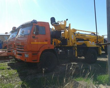 фото Бурильно крановая машина Soosan SCA5000 на шасси КАМАЗ 43502