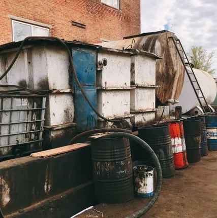 Фото №1 Отработанное масло