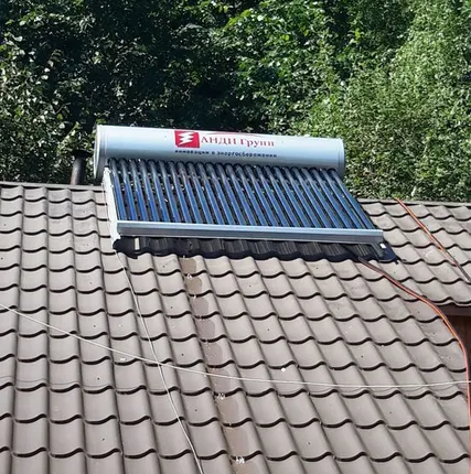 Фото №16 Дача-Эконом  XF-II-10-80  бак 80л  Солнечный водонагреватель с контроллером