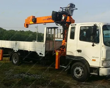 фото Аренда крана-манипулятора (КМУ) Dinex DH 76+, Москва