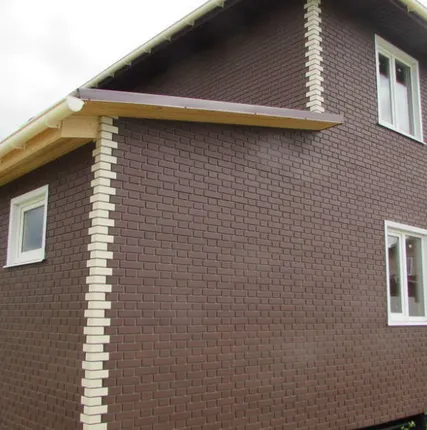 Фото №3 Фасадная панель для дома Альта Профиль Кирпич клинкерный КОРИЧНЕВЫЙ