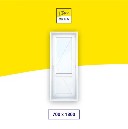 Фото №0 Пластиковая дверь Kaleva Design Plus 700x1800