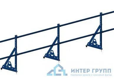 фото Ограждение кровельное ELITE NEXT H-600/3,0м (2трубы) ГОСТ Р 53254-2009