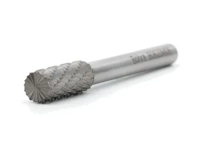 фото Борфреза твердосплавная Bohre цилиндрическая с торцовыми зубьями, тип В 08-20-М-06-L65