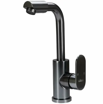 Фото №0 Смеситель для кухни , темно-серый (E4366)